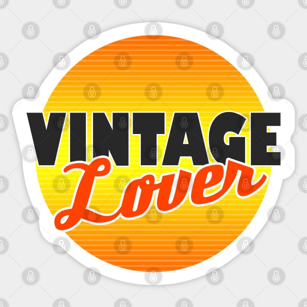 Vintage Lover Sticker by BrightLightArts
